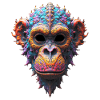 Ornate Chimp Mask
