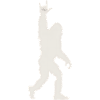 Furry Yeti Rockhand Pose Festival Metal