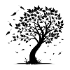 Tree with wind