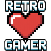 Retro Gamer Pixel Heart