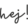 Hej – design de mots scandinave
