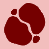 Red Organic Shapes Design