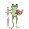Dawn Test Frog: Sword & Book