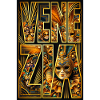 Golden Venetian Carnival Masks