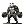 Panda Strength – Bodybuilding Design