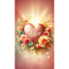 Heart of Love Mom Flower Circle