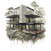 Lost in Jungle Modern Villa