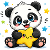 Panda Star Friend