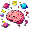 Kawaii Cosmic Brain