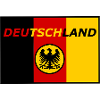 Deutschland Flagge mit Adler