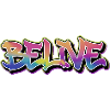 BELIVE Graffiti Rainbow