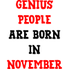 Birthday Birth Geniuses of November