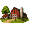 Rural barn on the farm