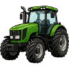 Green Tractor Powerful Design