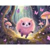 Fluffiges Waldkätzchen im Feenwald
