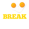 I Love Breakfast Fried Egg Heart