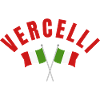 Vercelli with Italian Flags