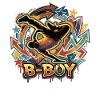 Breakdance B-Boy Streetstyle Graffiti