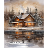 Winter Cabin Glow
