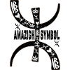 Amazigh-Symbol minimalistisches Tifinagh-Design.