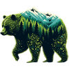 Mountain Woodland Bear