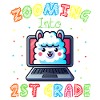 Rainbow Llama on Screen