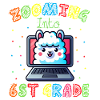 Llama Laptop Pop Art Vibes
