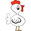 Charming Hen Chicken Kids Cartoon