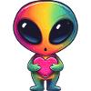 Regenbogenalien Herzfreund