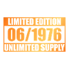 50th Anniversary Limited Edition - ꝏ Supply 06/1976