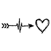 Heartbeat Arrow to Heart