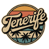 Tenerife Retro Sunset Design