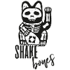 Skeleton Waving Cat - Shake your Bones