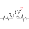 Cat ECG Heartbeat Heart