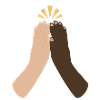 Diverse Hands Clap Unity