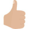 Thumbs Up Hand Gesture Graphic