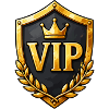 VIP Crown Shield Ornament