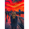 Red Sky Alien on Promenade