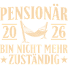 Pensioner 2026 - No longer responsible Retirement