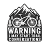 VTT, Descente, Action du cyclisme