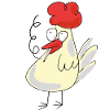 Funny Chicken Smoker Cigarette Chickens