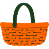 Woven Basket Mushroom Picker