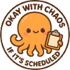 Chaos ok | Planner Orga Humour