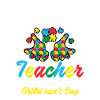 Special Teacher Puzzle Hearts Tee