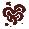 Organic Heart Swirl Design