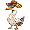 Goose Comic Funny Sombrero