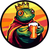 Bière caméléon drôle