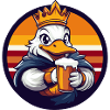 Bière de canard drôle
