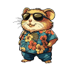 Hamster Comic Urlaub