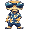 Lizard Comic Vacation